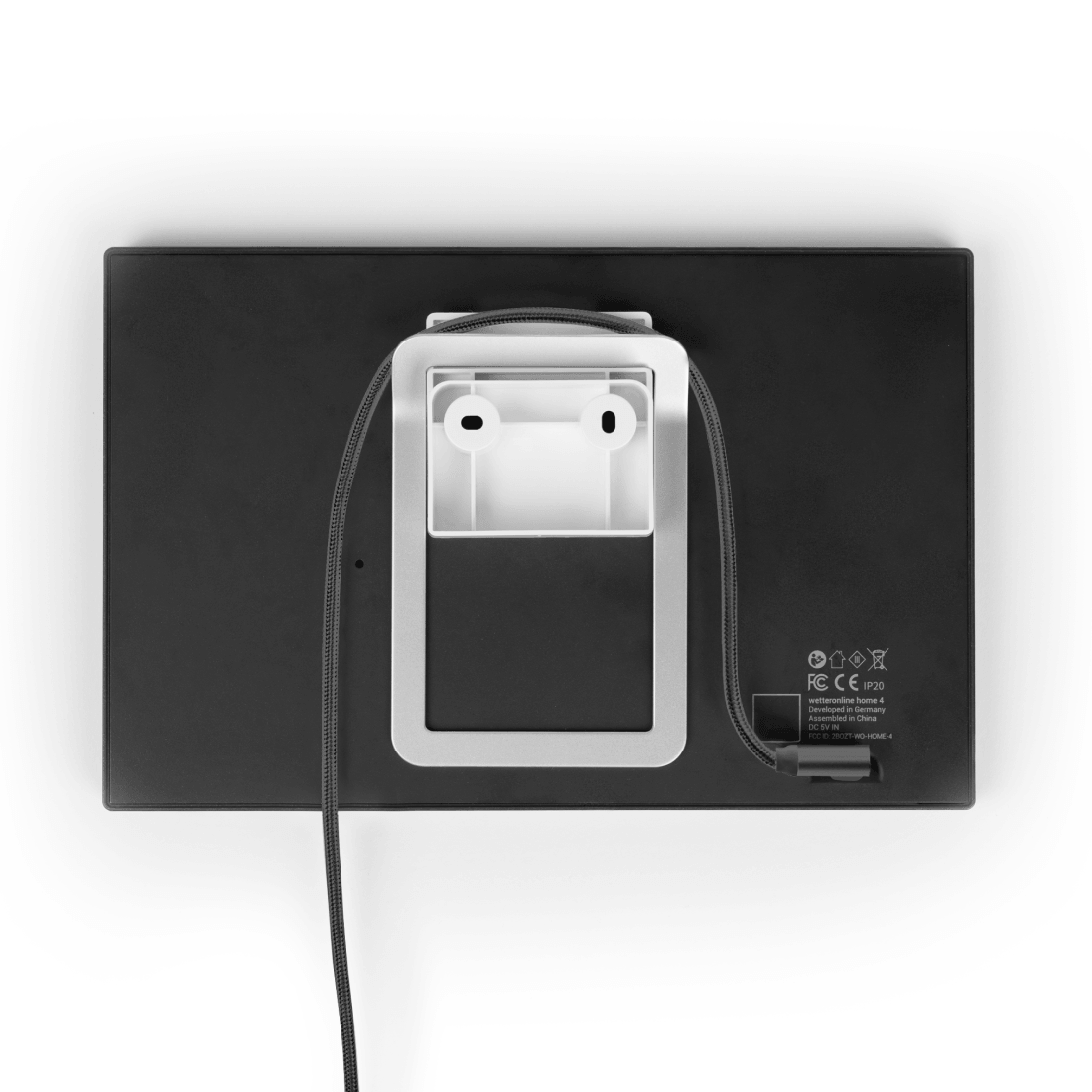 tiempo & radar home 4 (negro) + kit de montaje en pared