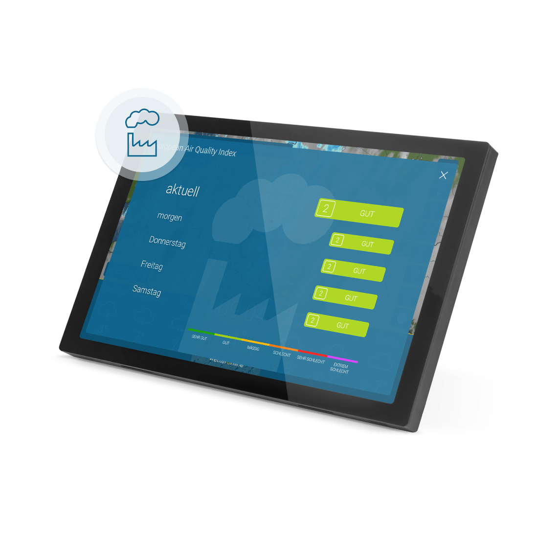 tiempo & radar home 4 (negro)