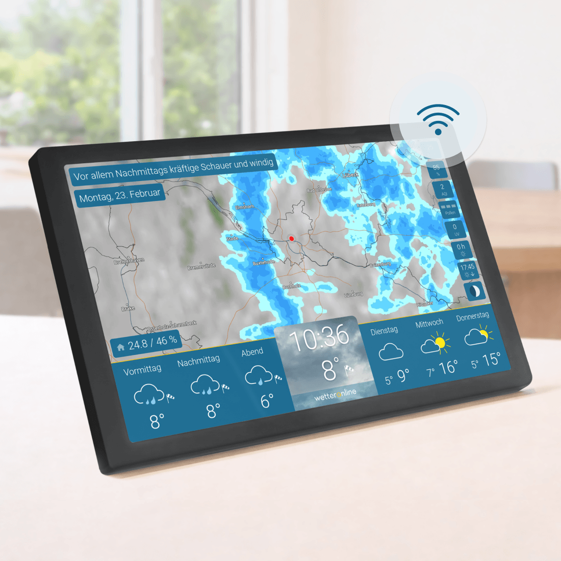 tiempo & radar home 4 (negro)